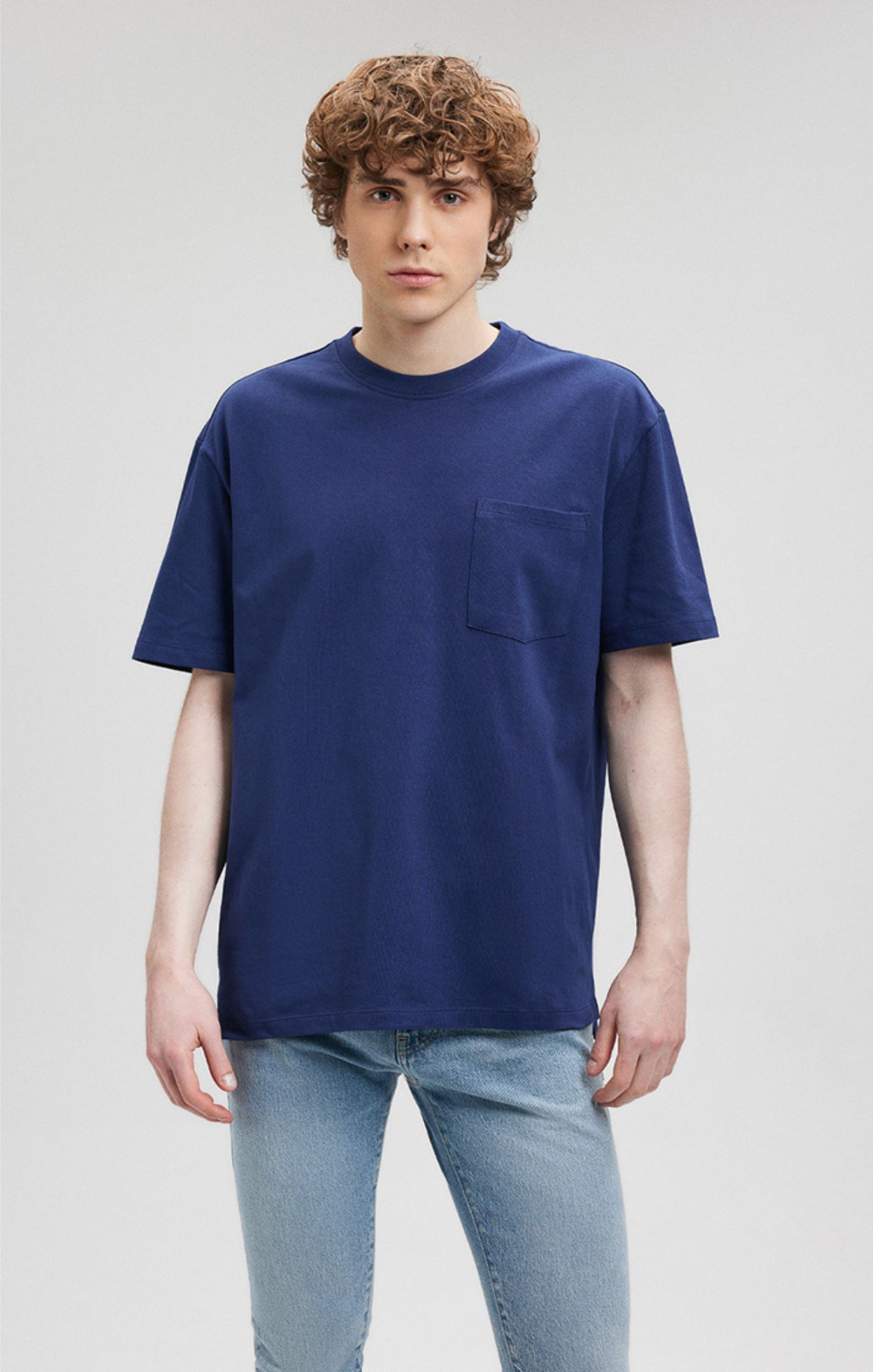 POCKET T-SHIRT IN MARITIME BLUE sold by Mavi product image thumbnail 4