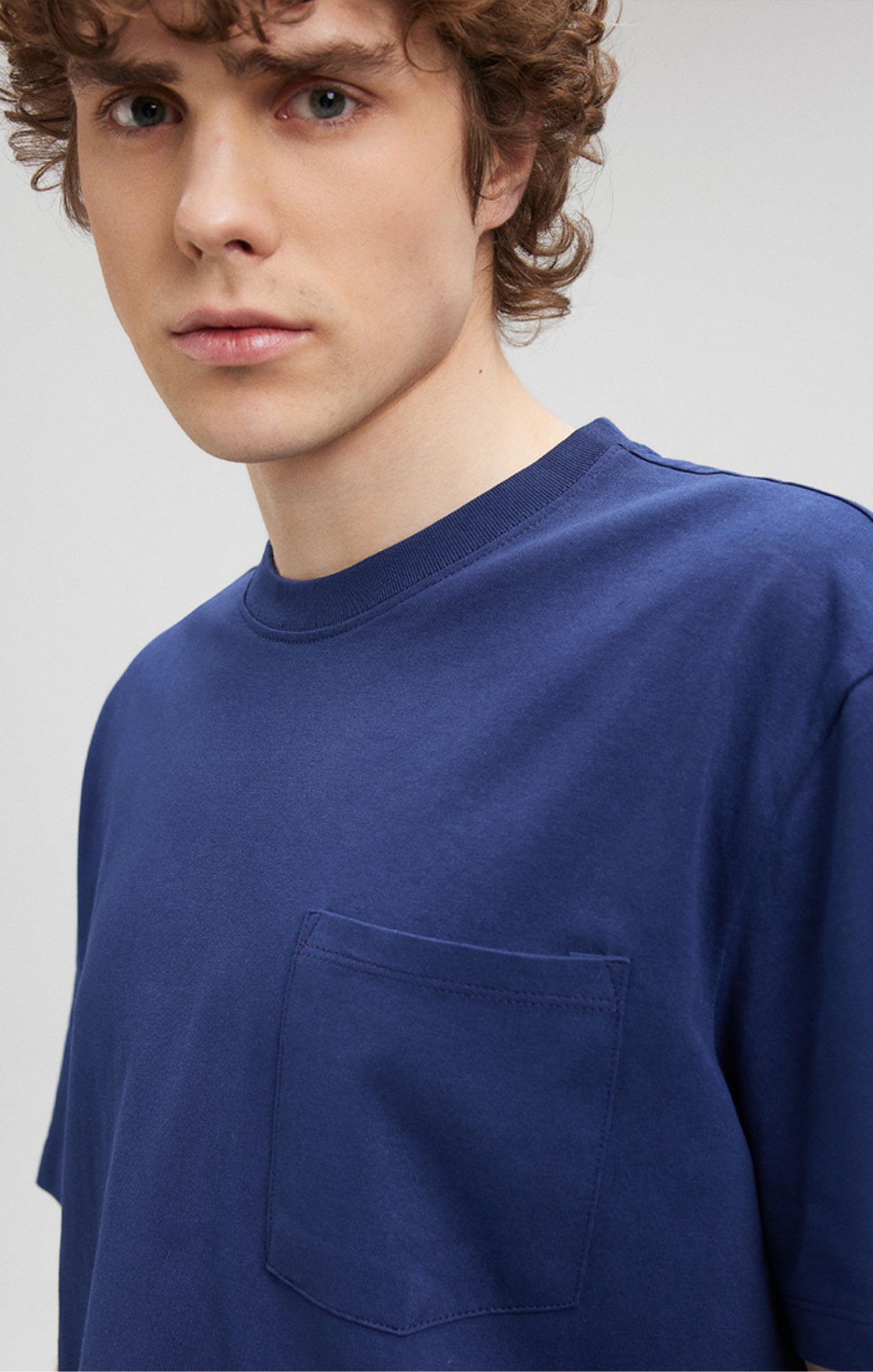 POCKET T-SHIRT IN MARITIME BLUE sold by Mavi product image thumbnail 5