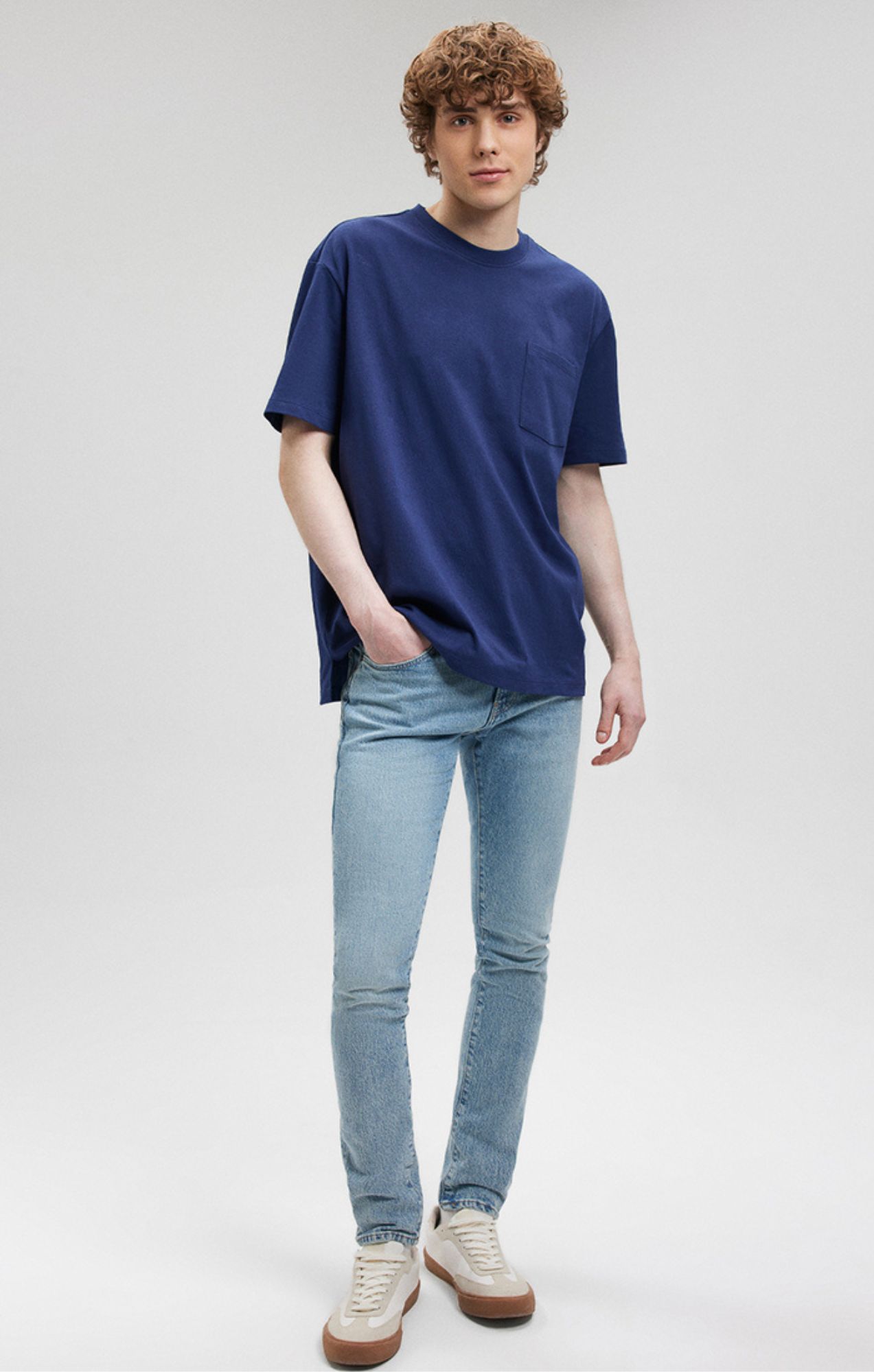 POCKET T-SHIRT IN MARITIME BLUE sold by Mavi product image thumbnail 2