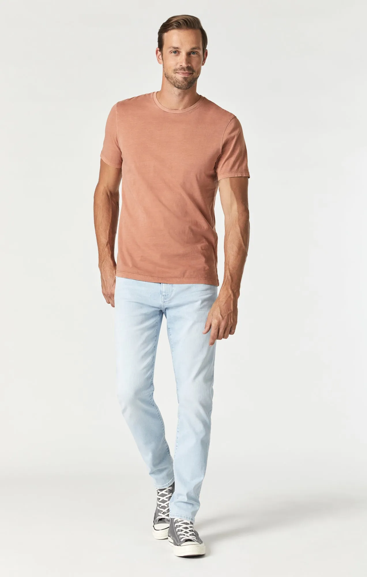 JAMES SKINNY IN BLEACHED FEATHER BLUE sold by Mavi