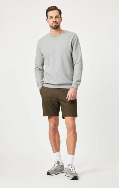 DARREN CHINO SHORTS IN KHAKI TRUE MOVE sold by Mavi