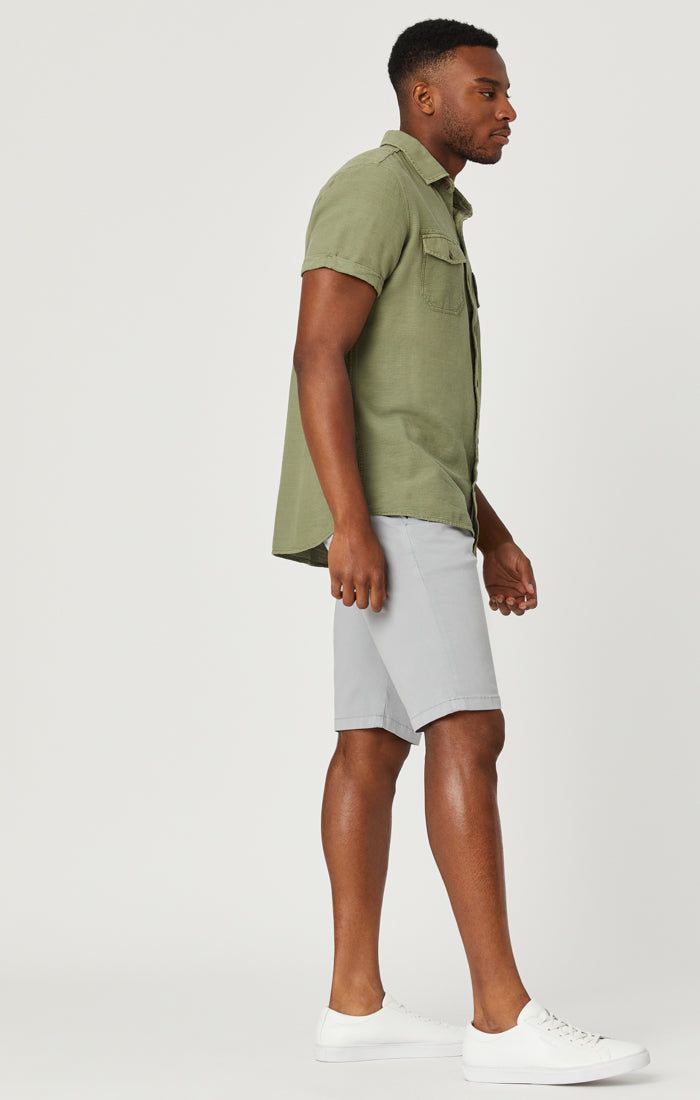 JACOB SHORTS IN QUARRY SUMMER TWILL sold by Mavi product image thumbnail 3
