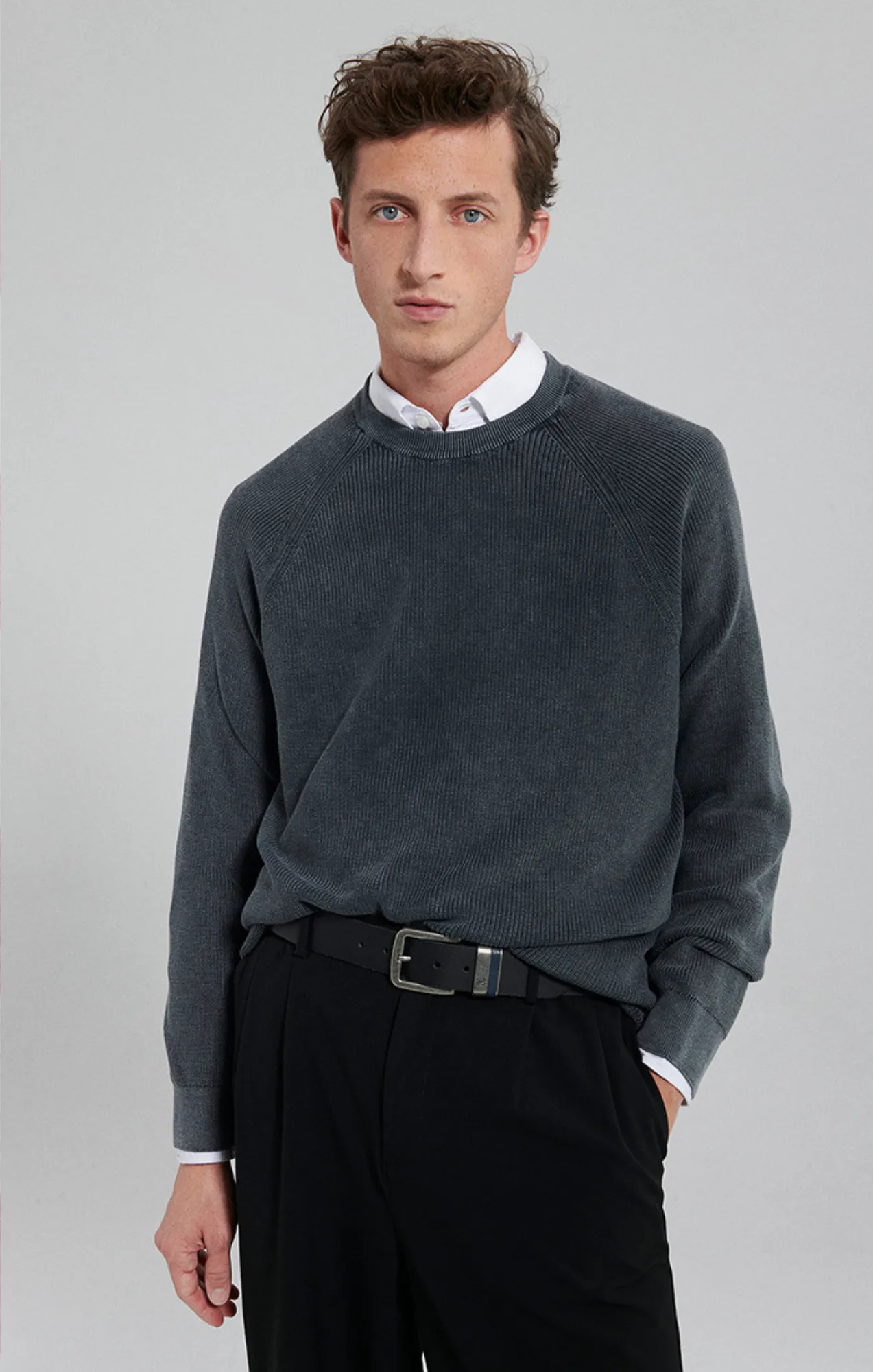 RAGLAN SWEATER IN PERISCOPE sold by Mavi product image thumbnail 3