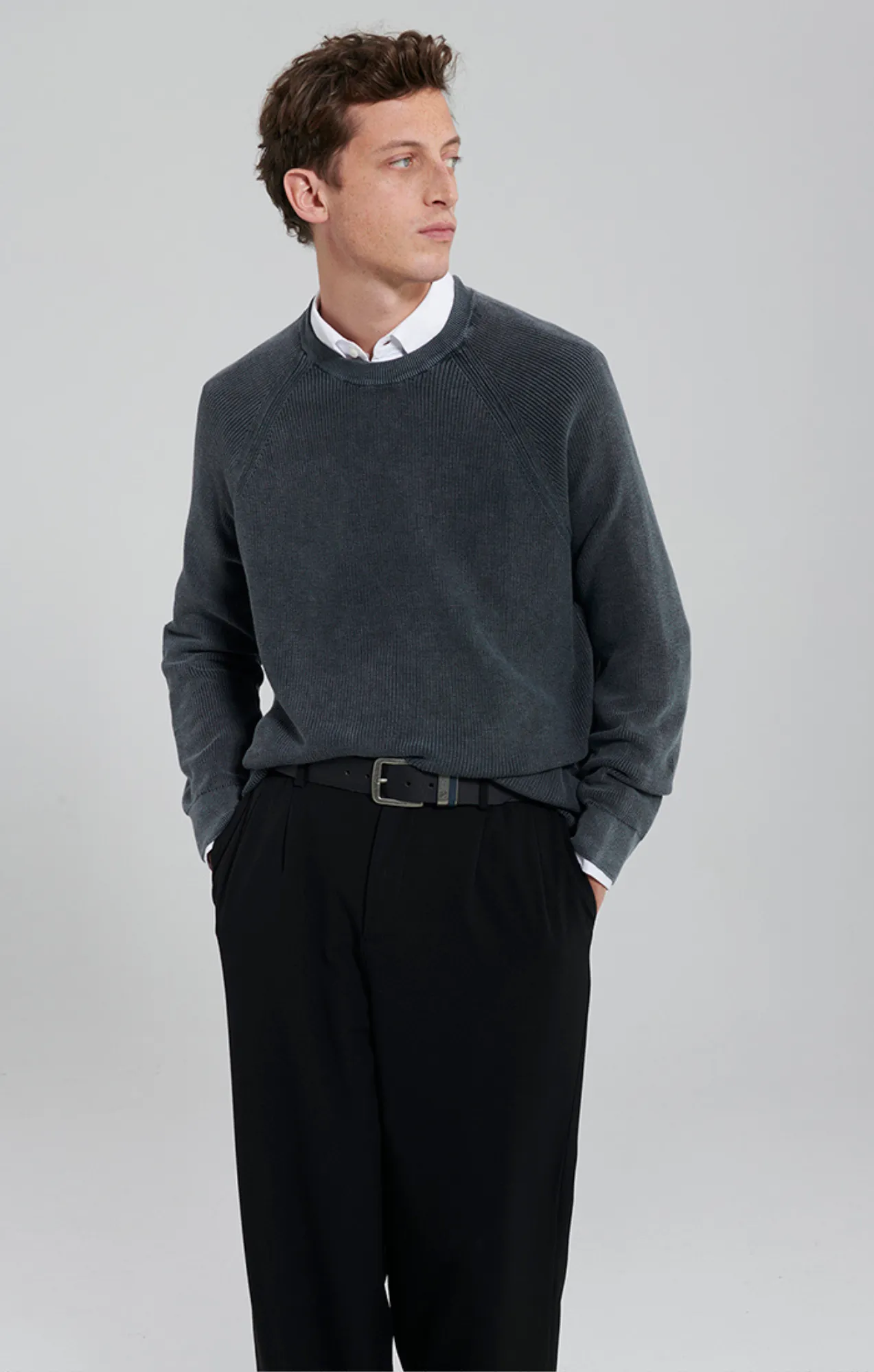 RAGLAN SWEATER IN PERISCOPE sold by Mavi product image thumbnail 2