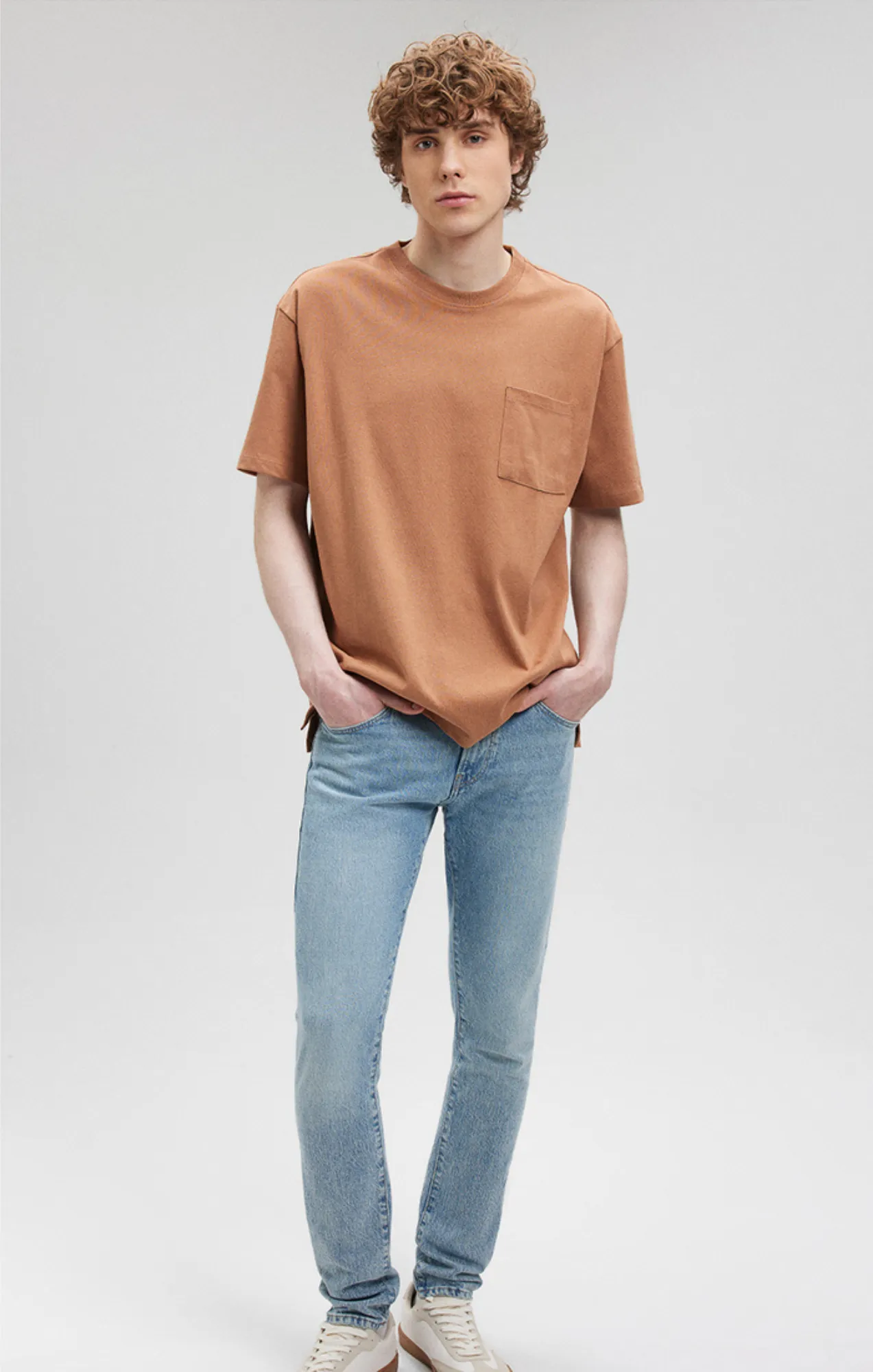 POCKET T-SHIRT IN CHIPMUNK sold by Mavi product image thumbnail 2