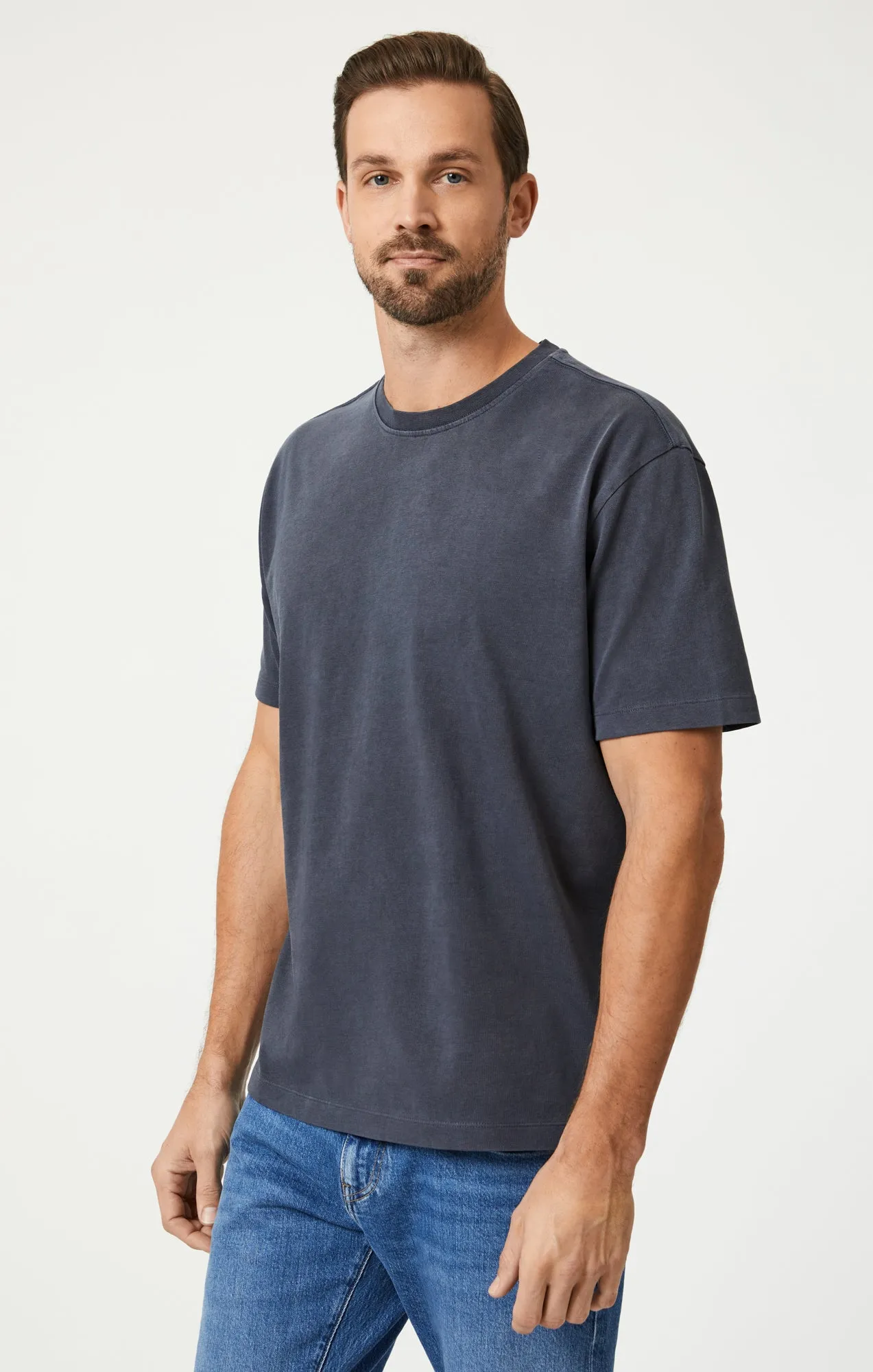 SHORT SLEEVE T-SHIRT IN MARITIME BLUE sold by Mavi product image thumbnail 2