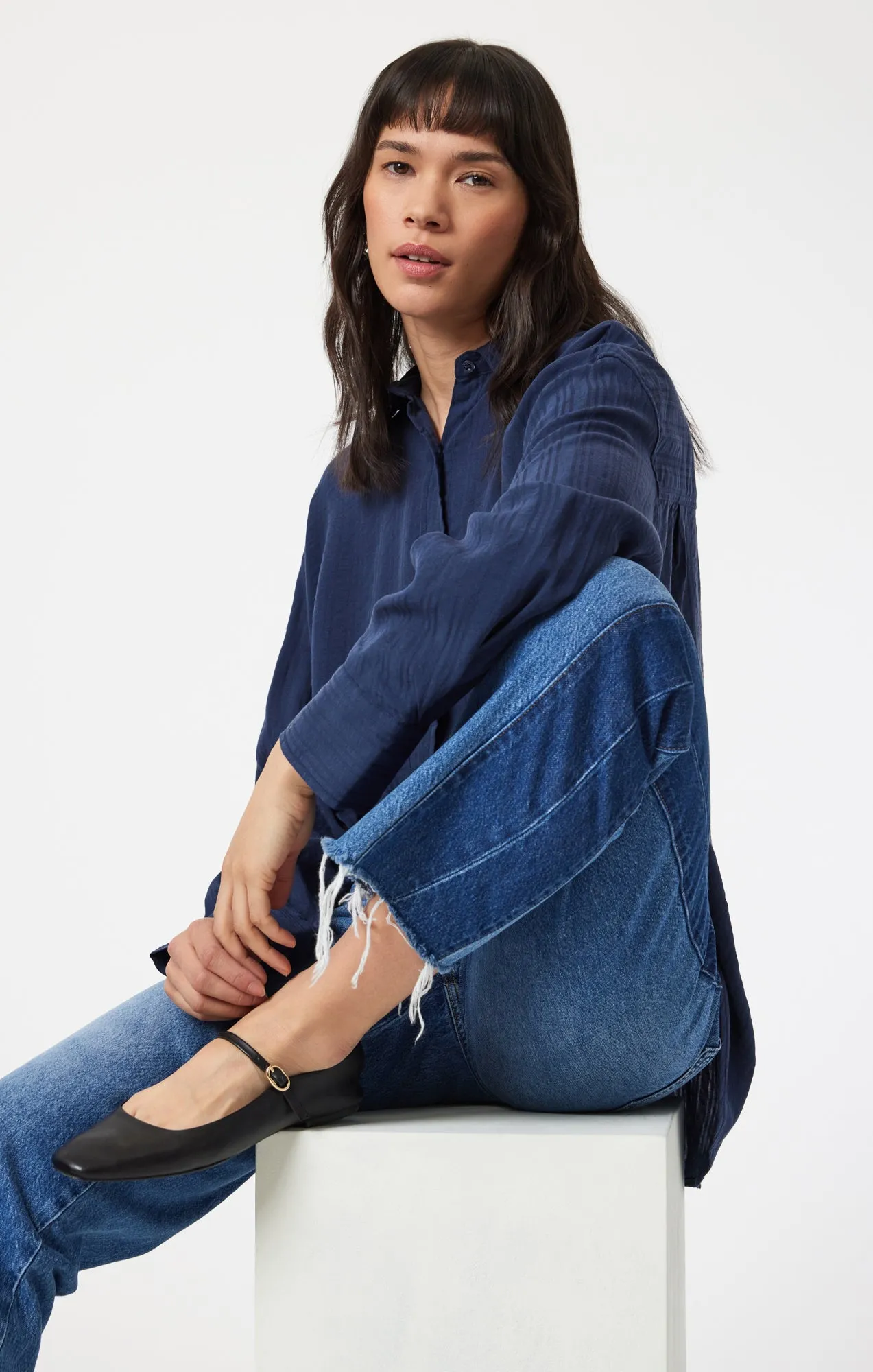 SAVANNAH STRAIGHT LEG IN MIX BLUE BLOCKING sold by Mavi product image thumbnail 2