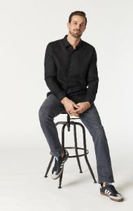 LONG SLEEVE SHIRT IN BLACK sold by Mavi