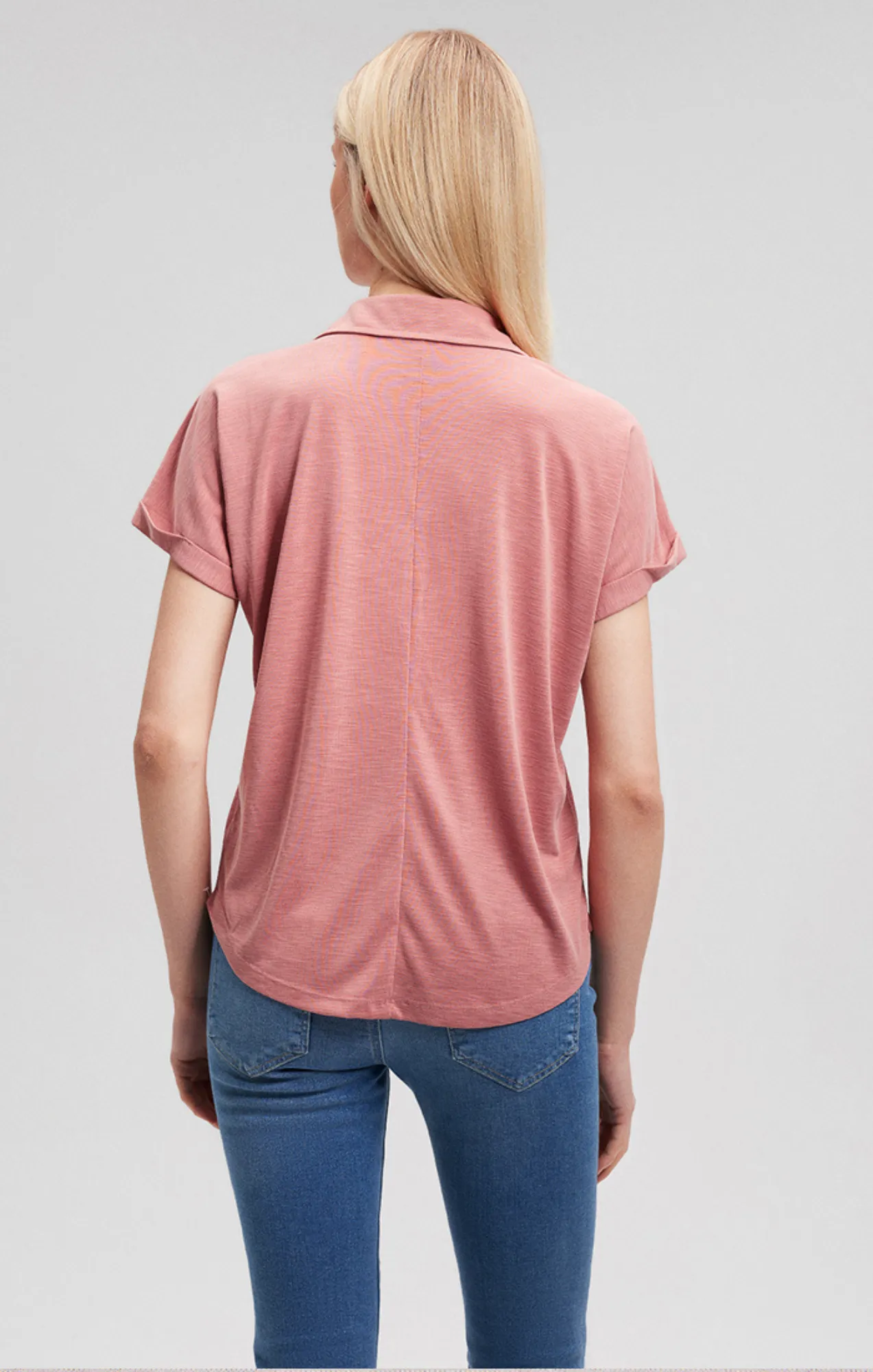 BUTTON-UP SHIRT IN CANYON ROSE sold by Mavi product image thumbnail 3