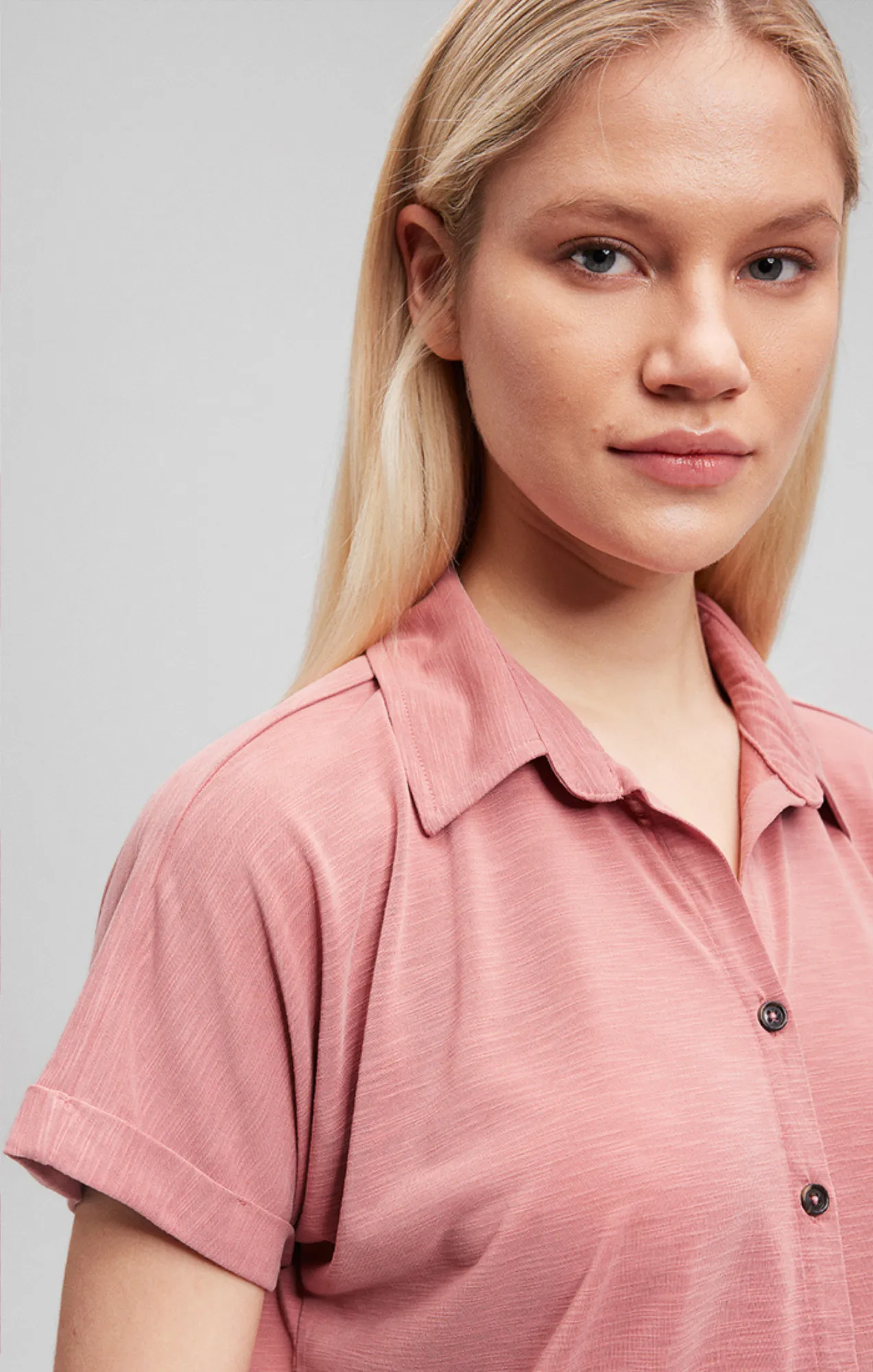 BUTTON-UP SHIRT IN CANYON ROSE sold by Mavi product image thumbnail 5