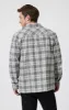 DOUBLE POCKET CHECK SHIRT IN GREY MARL CHECK sold by Mavi