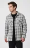 DOUBLE POCKET CHECK SHIRT IN GREY MARL CHECK sold by Mavi