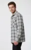 DOUBLE POCKET CHECK SHIRT IN GREY MARL CHECK sold by Mavi