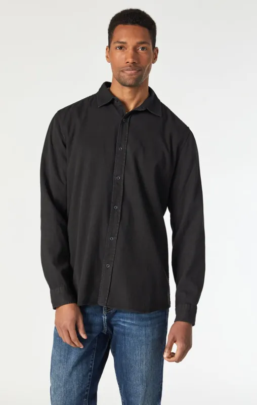 LONG SLEEVE SHIRT IN BLACK sold by Mavi