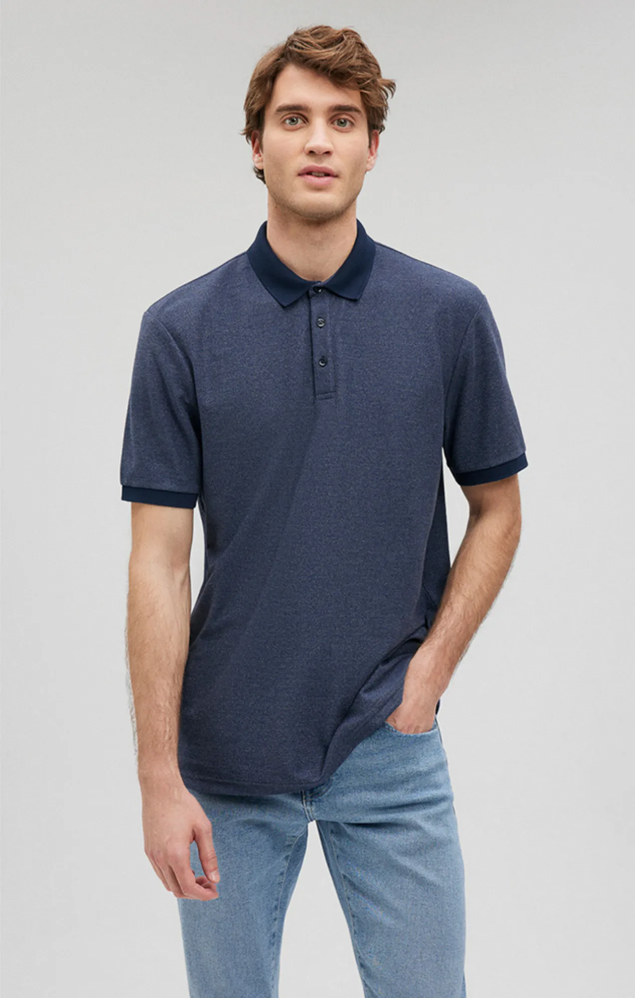 POLO SHIRT IN TOTAL ECLIPSE sold by Mavi