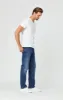 ZACH STRAIGHT LEG JEANS IN MID BLUE ORGANIC MOVE sold by Mavi
