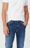 ZACH STRAIGHT LEG JEANS IN MID BLUE ORGANIC MOVE sold by Mavi