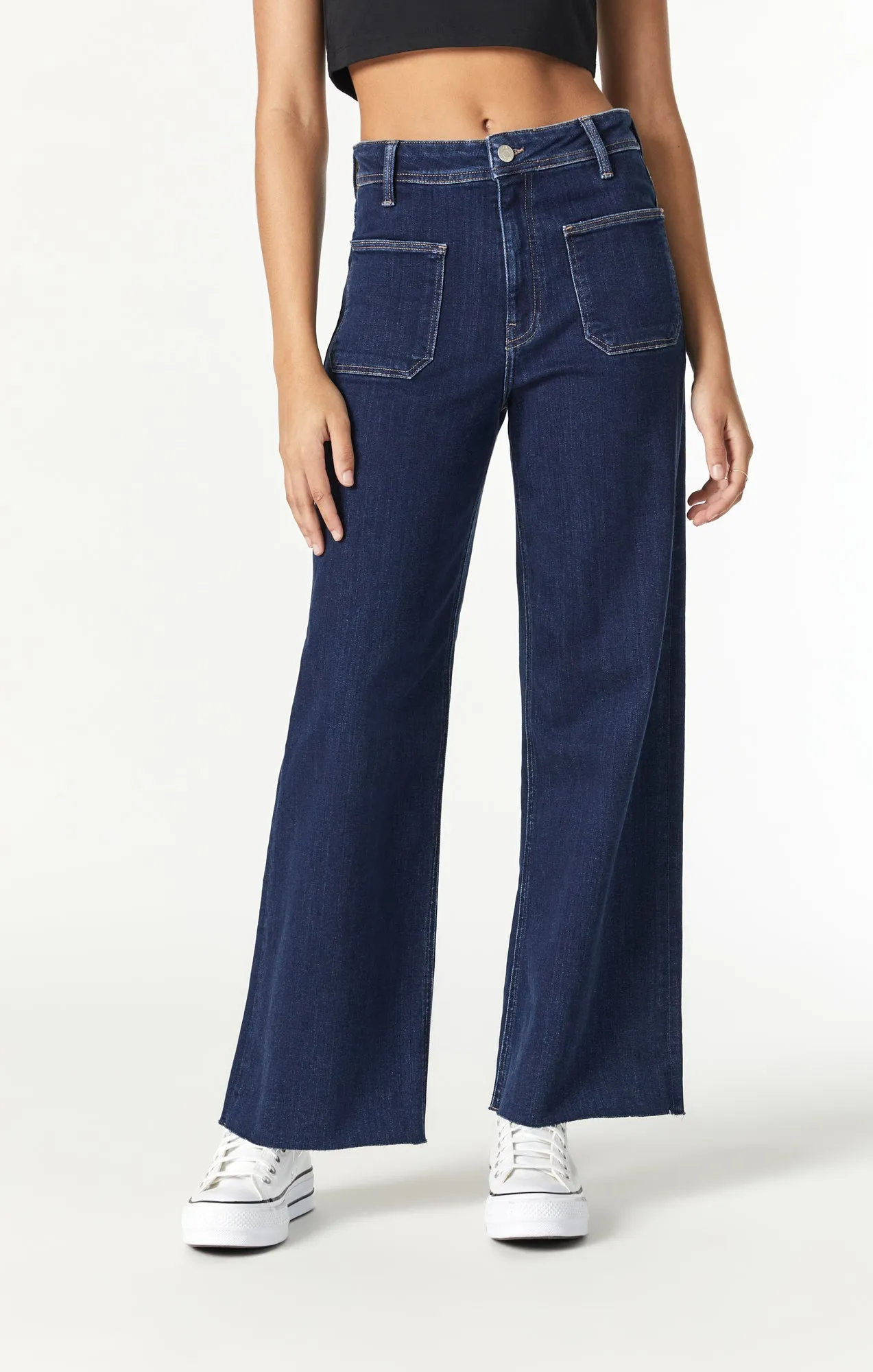 PALOMA MARINE POCKET WIDE LEG IN DARK ORGANIC BLUE sold by Mavi product image thumbnail 2