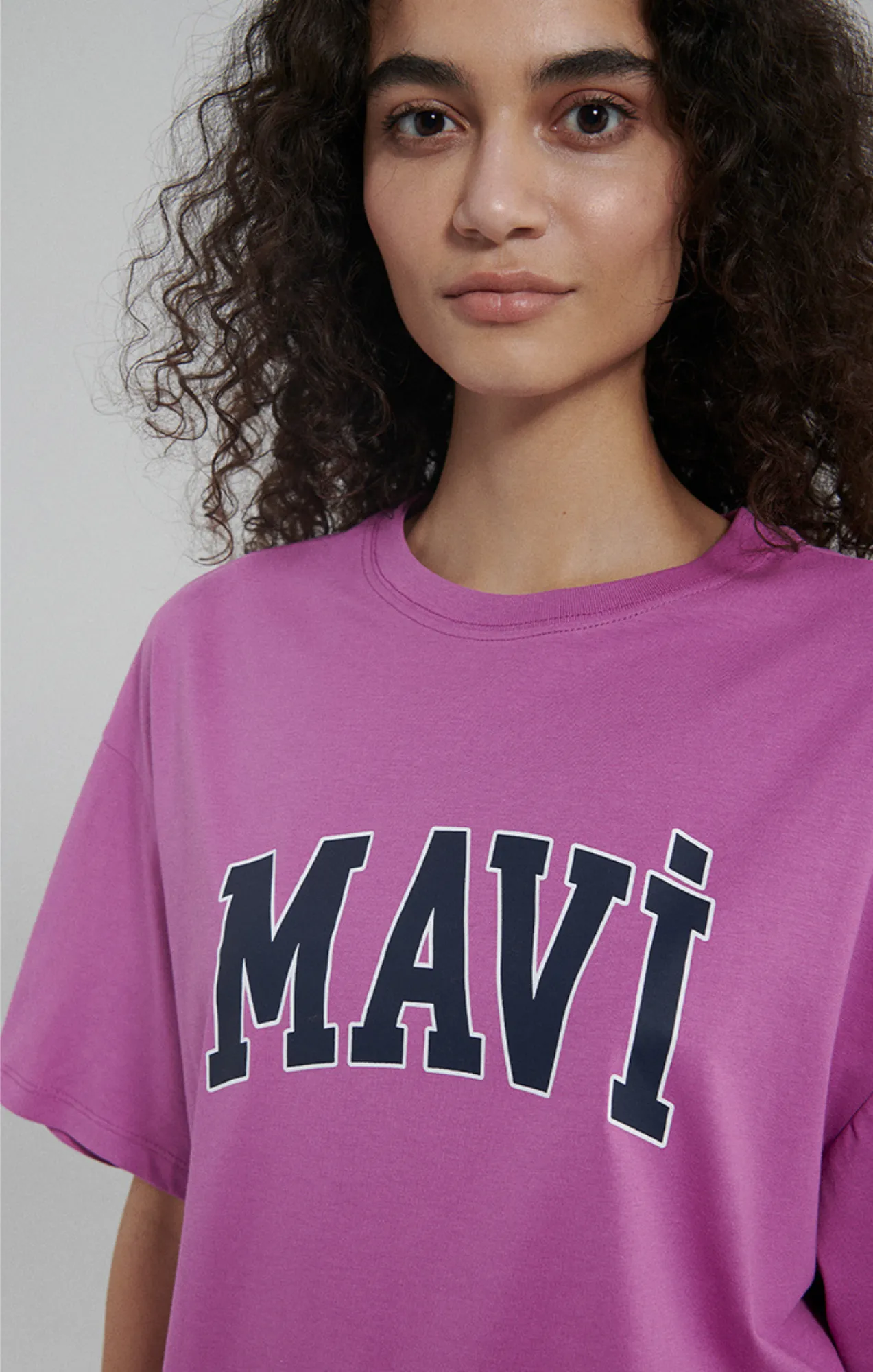 MAVI LOGO T-SHIRT IN BODACIOUS sold by Mavi product image thumbnail 4