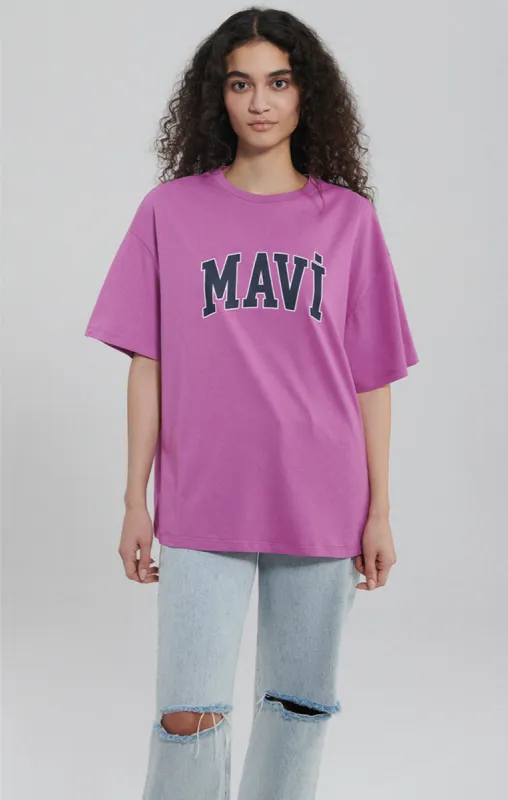 MAVI LOGO T-SHIRT IN BODACIOUS sold by Mavi