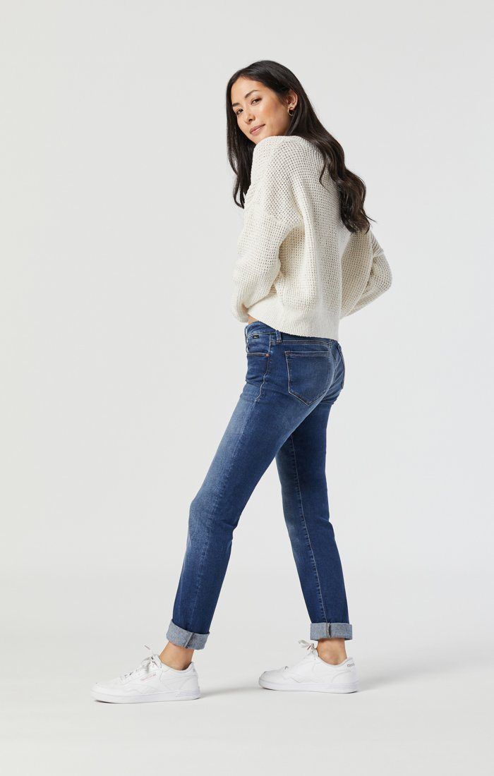 EMMA SLIM BOYFRIEND JEANS IN DEEP TRIBECA sold by Mavi product image thumbnail 7