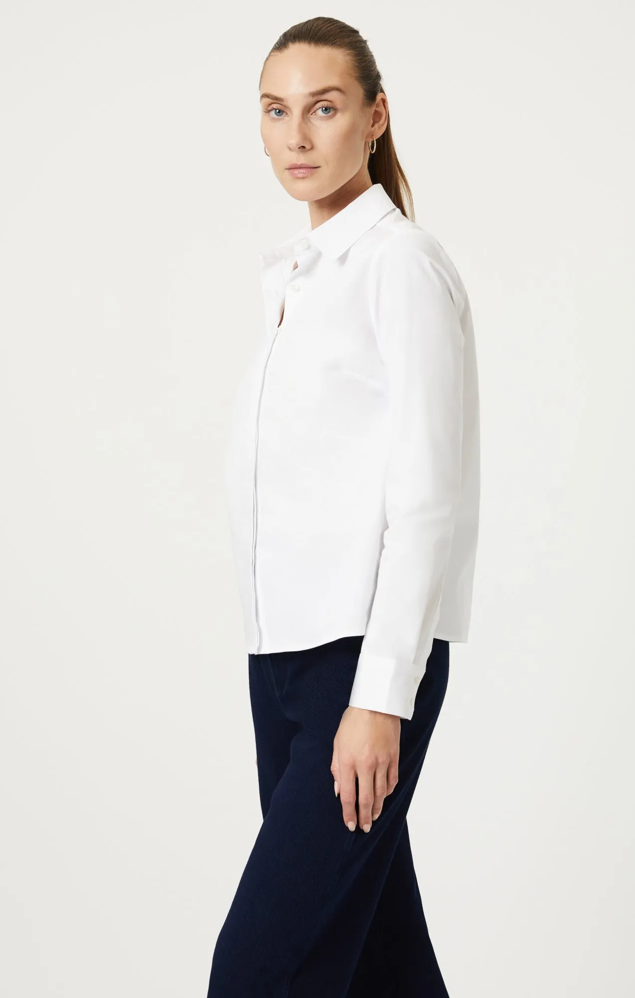 BUTTON-UP LONG SLEEVE SHIRT IN WHITE sold by Mavi product image thumbnail 2