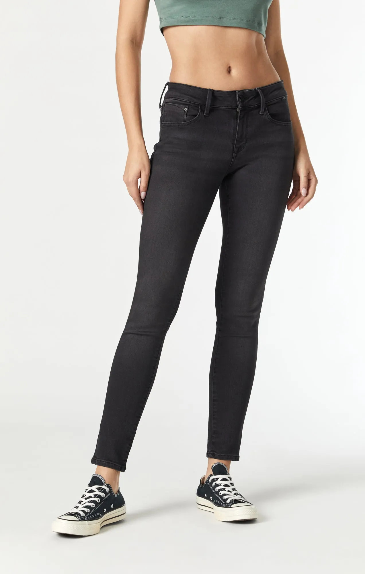 ALEXA SKINNY IN DARK SMOKE SUPERSOFT sold by Mavi product image thumbnail 4