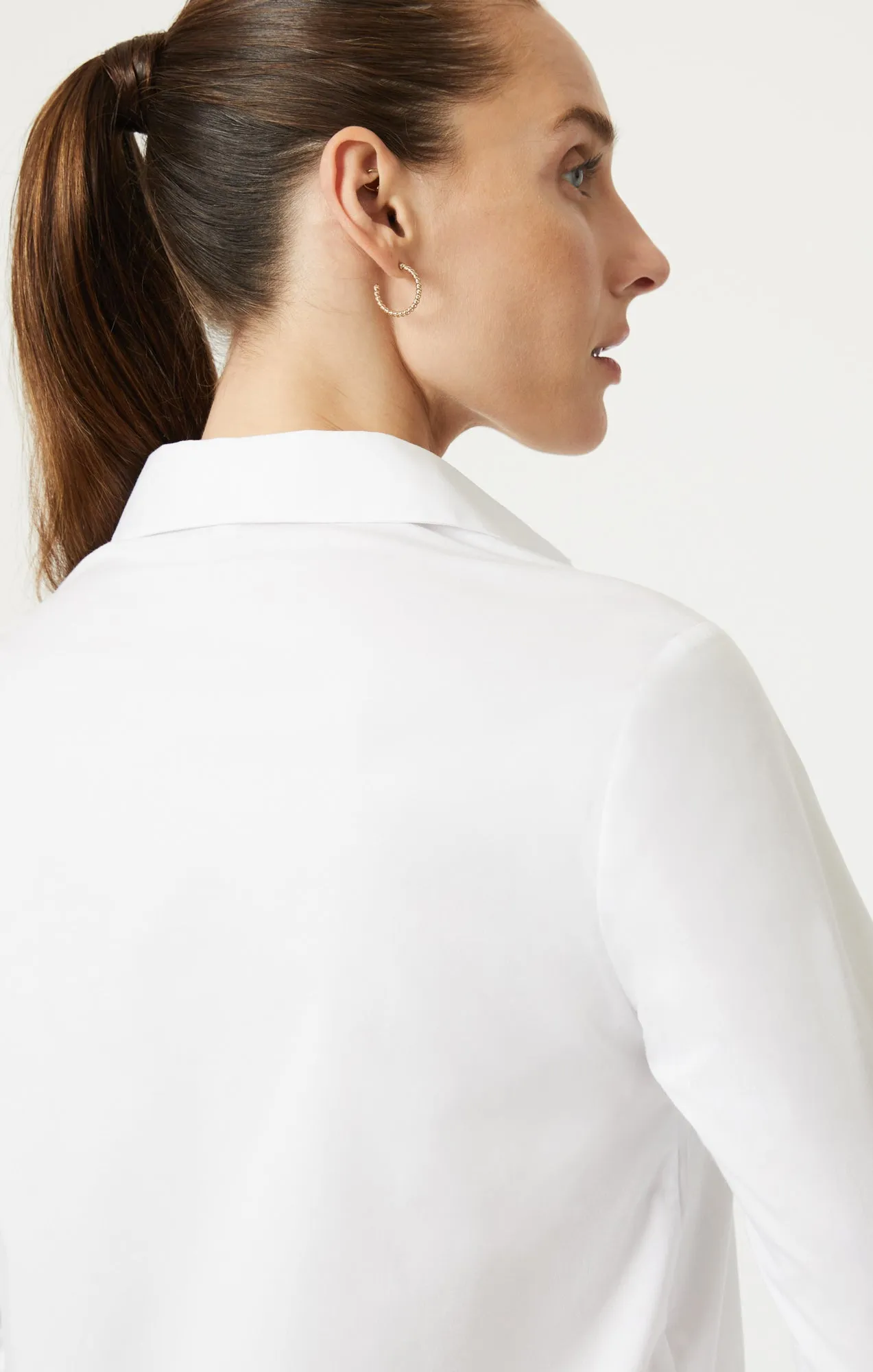 BUTTON-UP LONG SLEEVE SHIRT IN WHITE sold by Mavi product image thumbnail 5