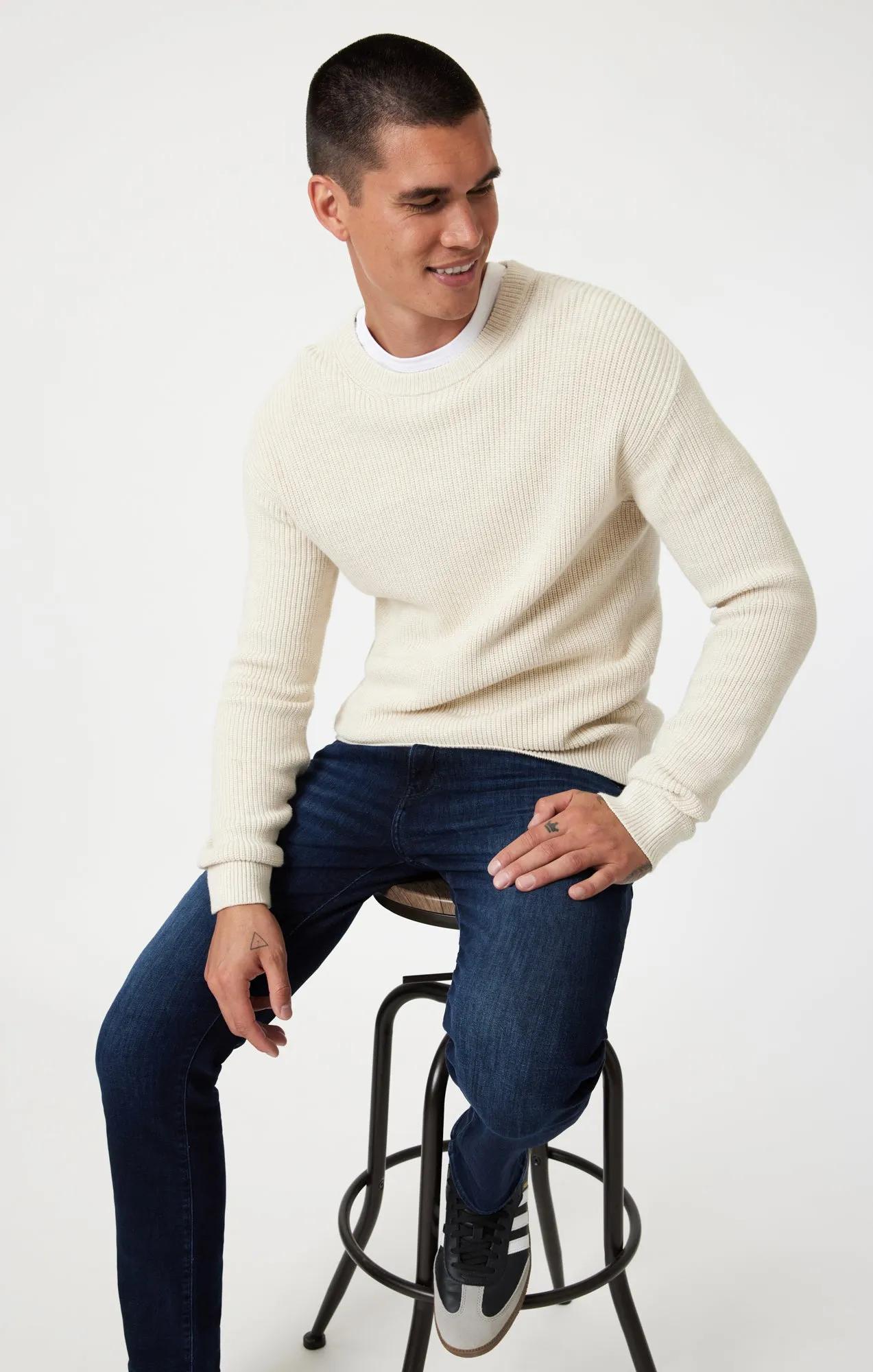 JAKE SLIM LEG IN DEEP BRUSHED FEATHER BLUE sold by Mavi product image thumbnail 2