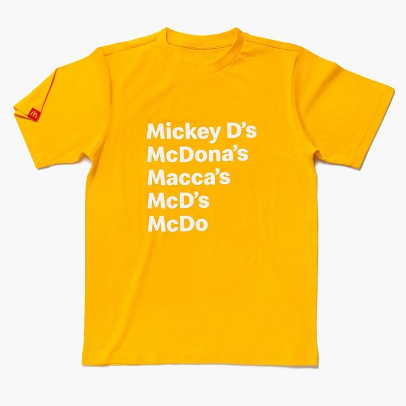 Mickey D's Nickname Tee sold by McDonald's
