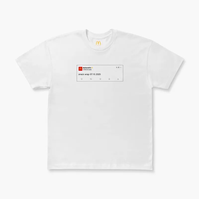 Snack Wrap Announce Tee sold by McDonald's
