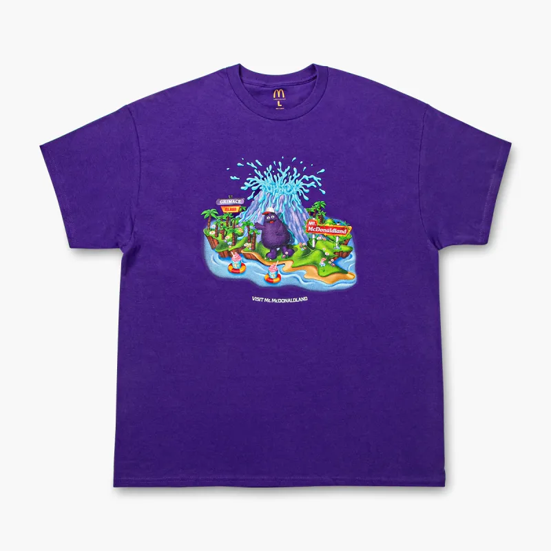 Grimace Island Expedition Tee sold by McDonald's
