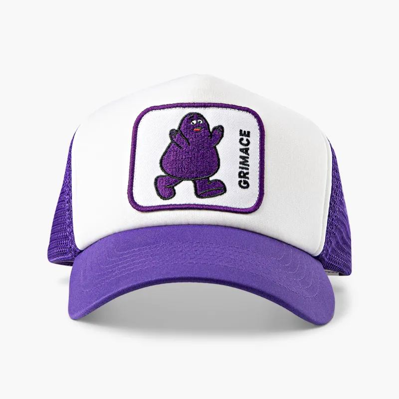 Grimace Trucker Hat sold by McDonald's