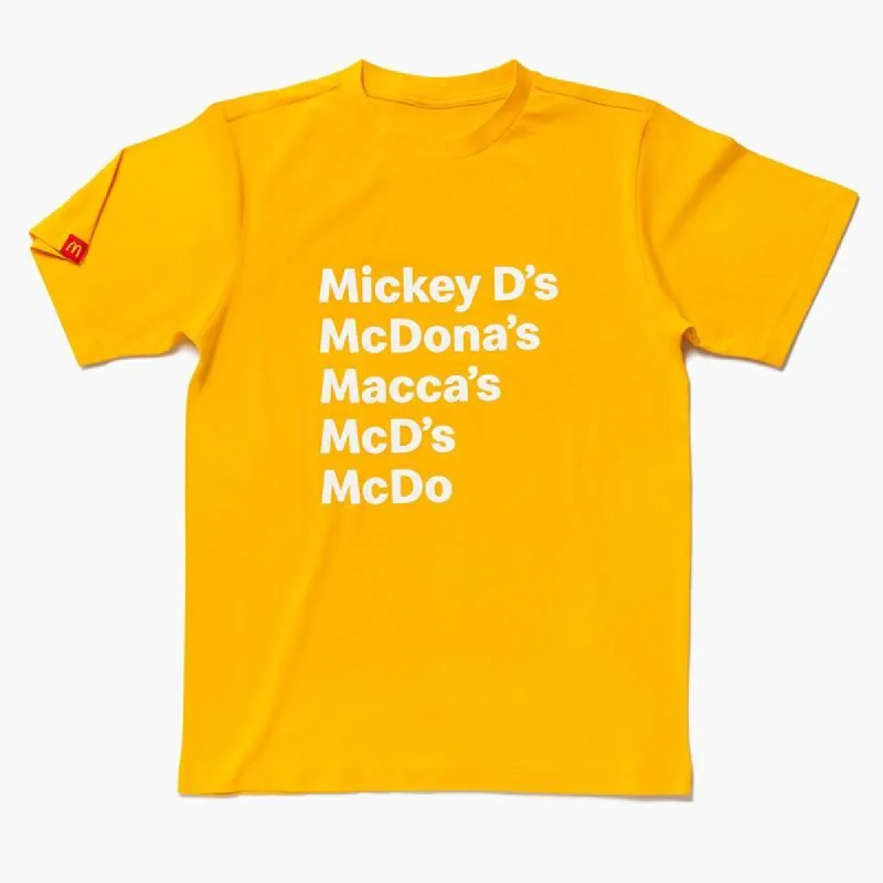 Mickey D's Nickname Tee sold by McDonald's