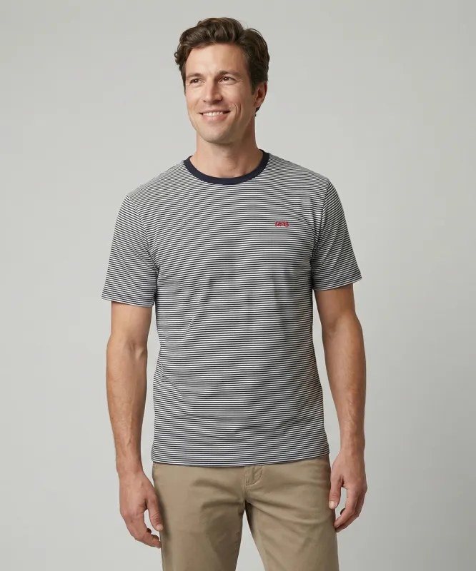 Striped T-Shirt | Navy made by McGregor