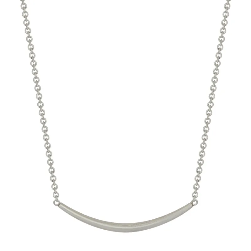 Sterling Silver Heavy Tibetan Bar Necklace sold by Me & Ro