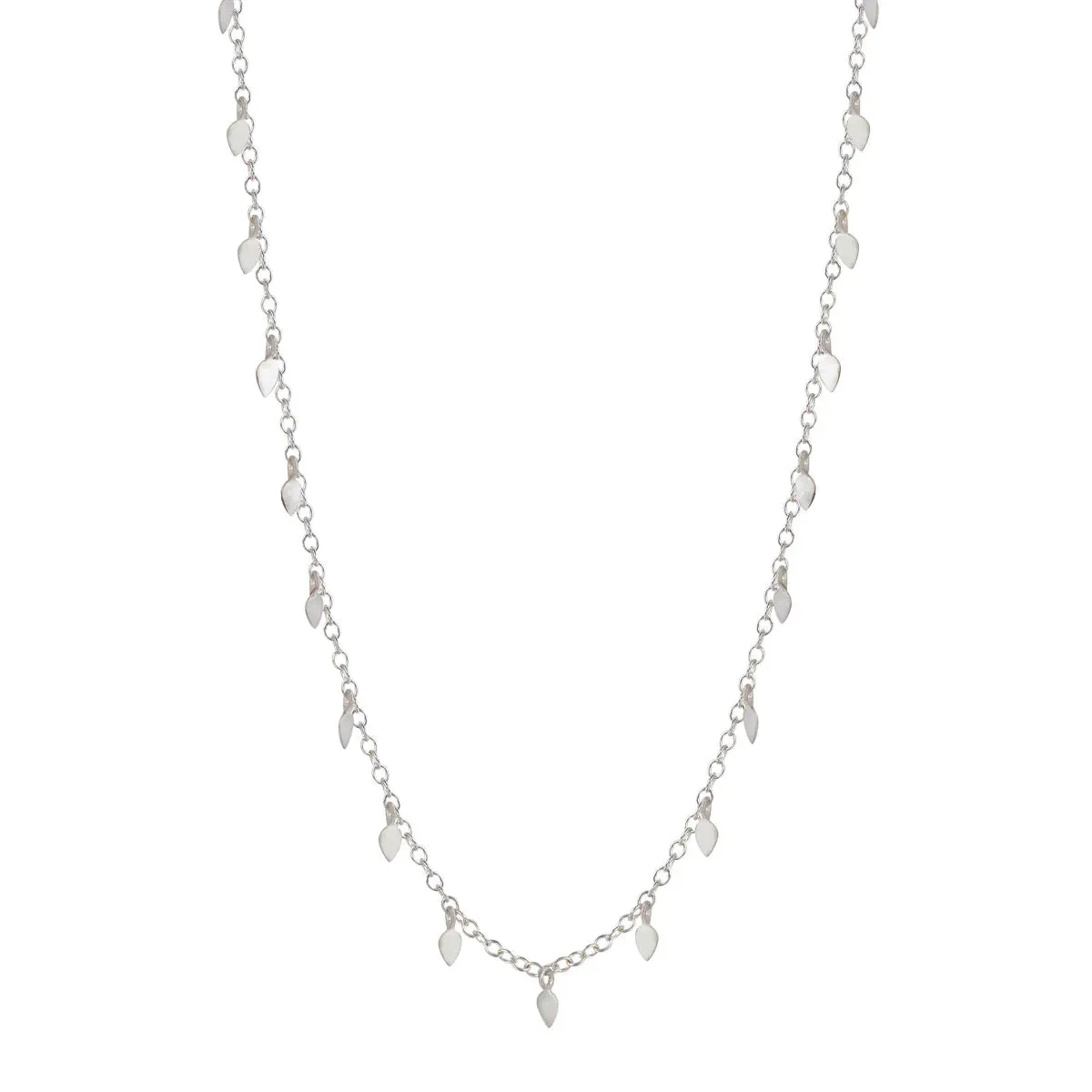 Sterling Silver Tiny Petal Chain sold by Me & Ro