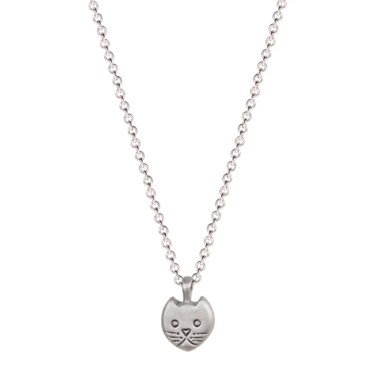 Sterling Silver Tiny Kitten Pendant sold by Me & Ro product image thumbnail 2