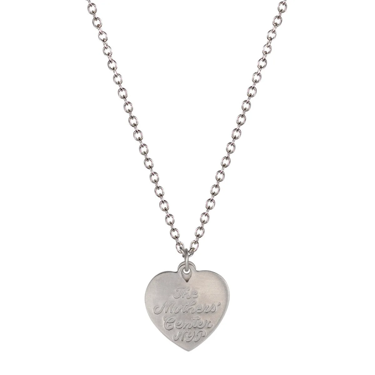 Sterling Silver New York Presbyterian Heart and Anchor Pendant sold by Me & Ro product image thumbnail 2