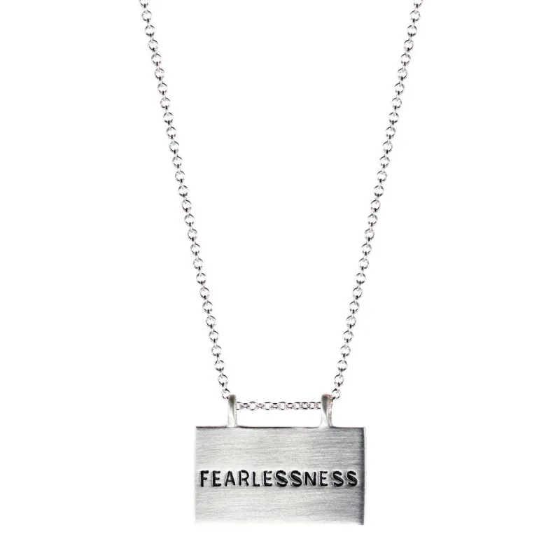 Sterling Silver Joyful Heart Foundation Fearlessness Pendant sold by Me & Ro