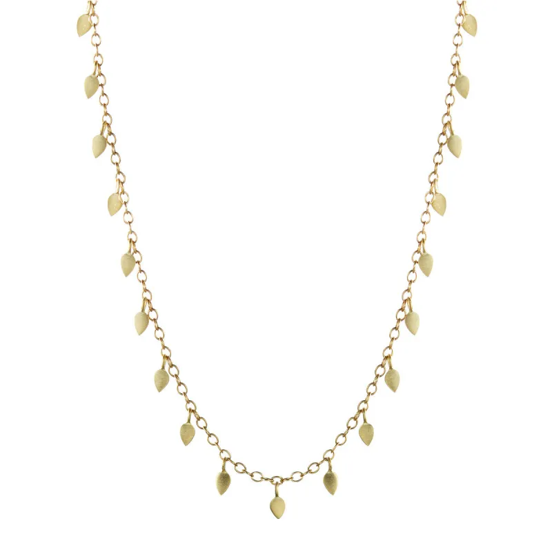 18K Gold Tiny Petal Chain sold by Me & Ro