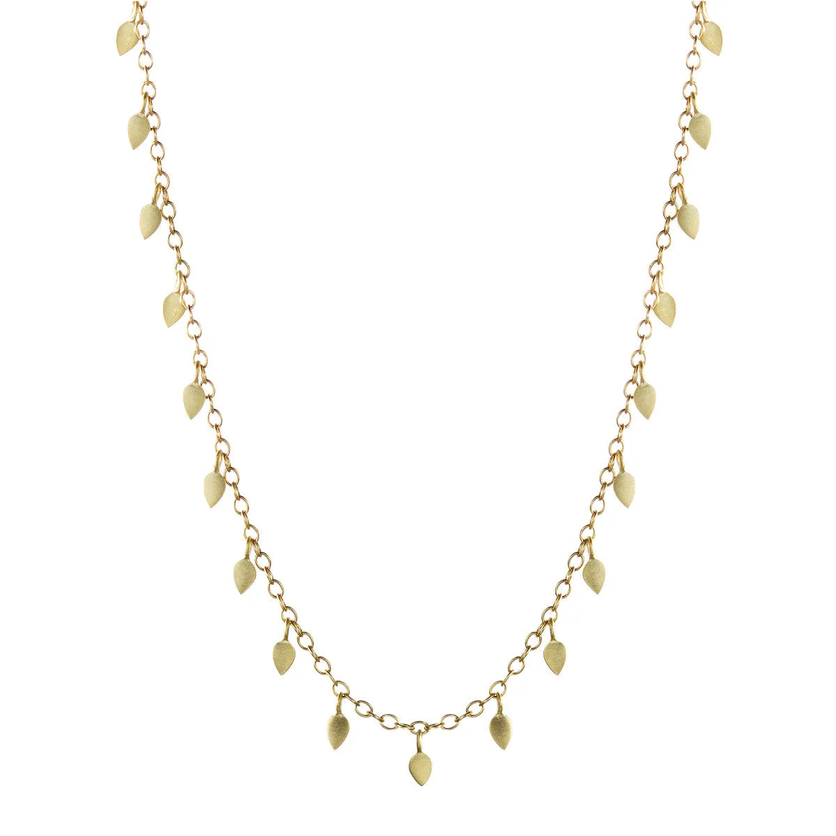 18K Gold Tiny Petal Chain sold by Me & Ro