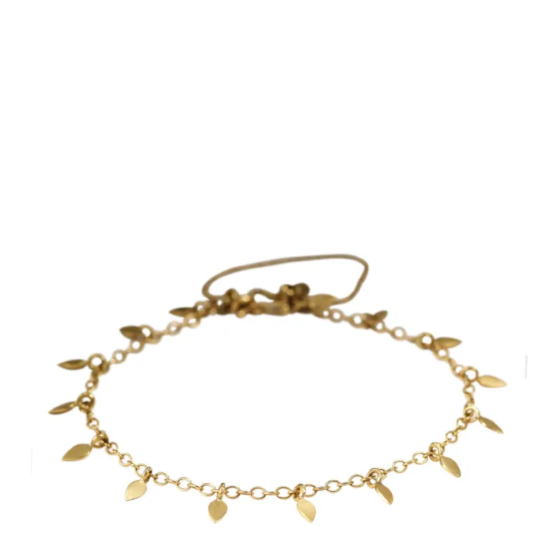 18K Gold Petal Bracelet made by Me & Ro