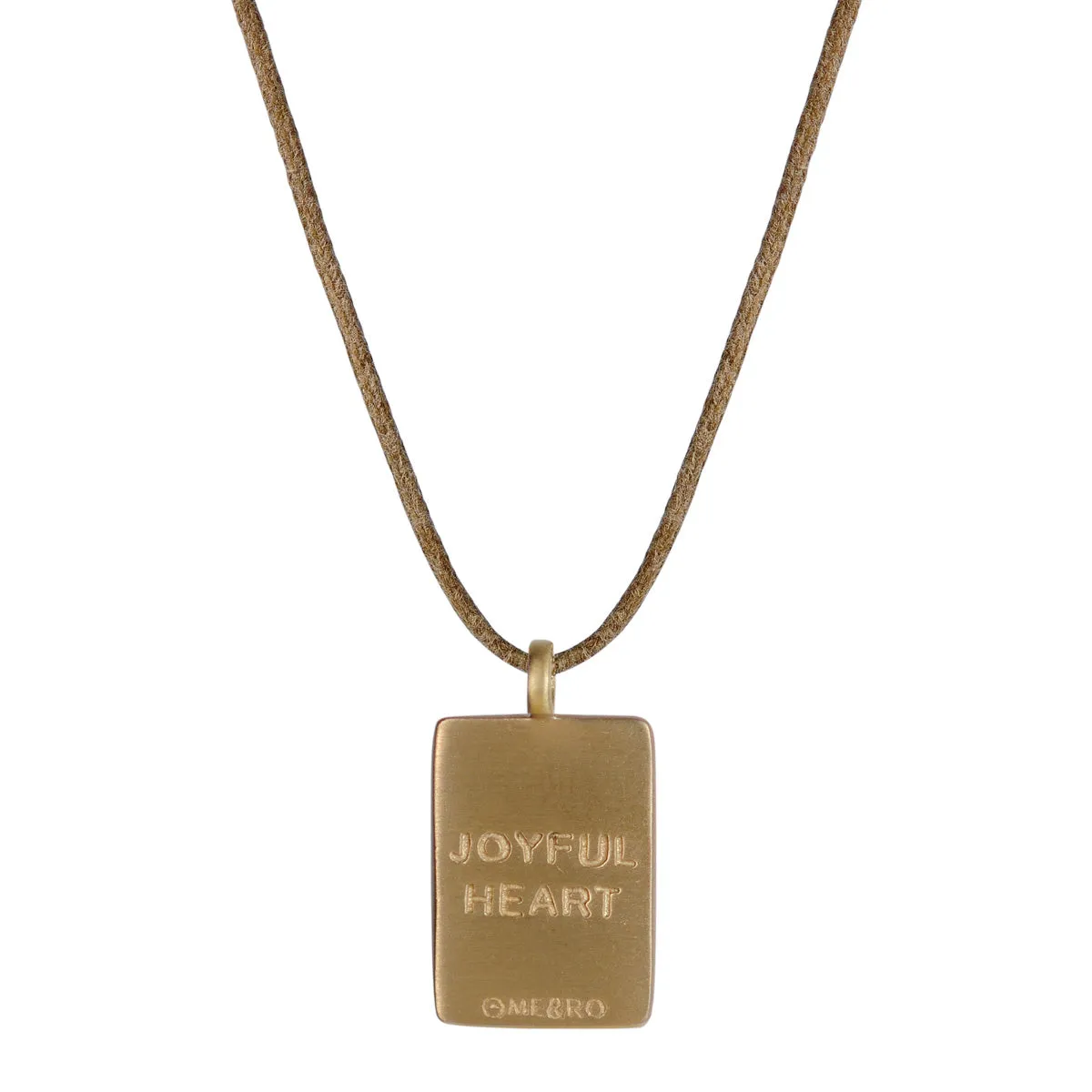 10K Gold Joyful Heart Foundation Fearlessness Tag on Cord sold by Me & Ro product image thumbnail 2