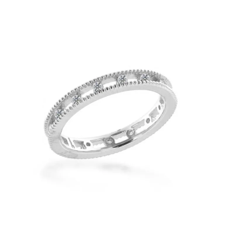 Open White Gold Diamond Ring sold by Meira T