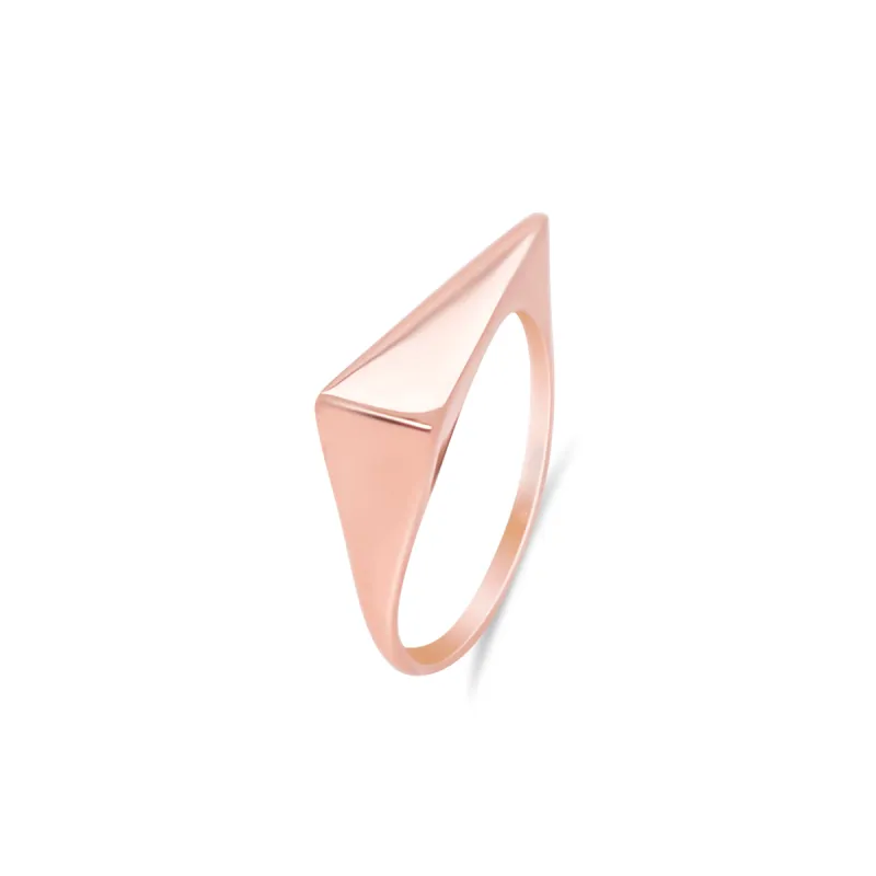 Rose Gold Asymmetric Ring sold by Meira T