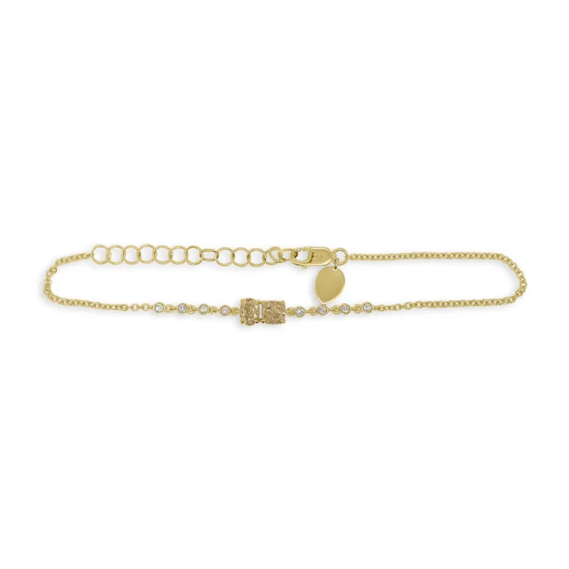 Yellow Diamond Two Stone Bracelet sold by Meira T