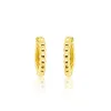 Yellow Gold Beaded Hoops ONLINE EXCLUSIVE sold by Meira T