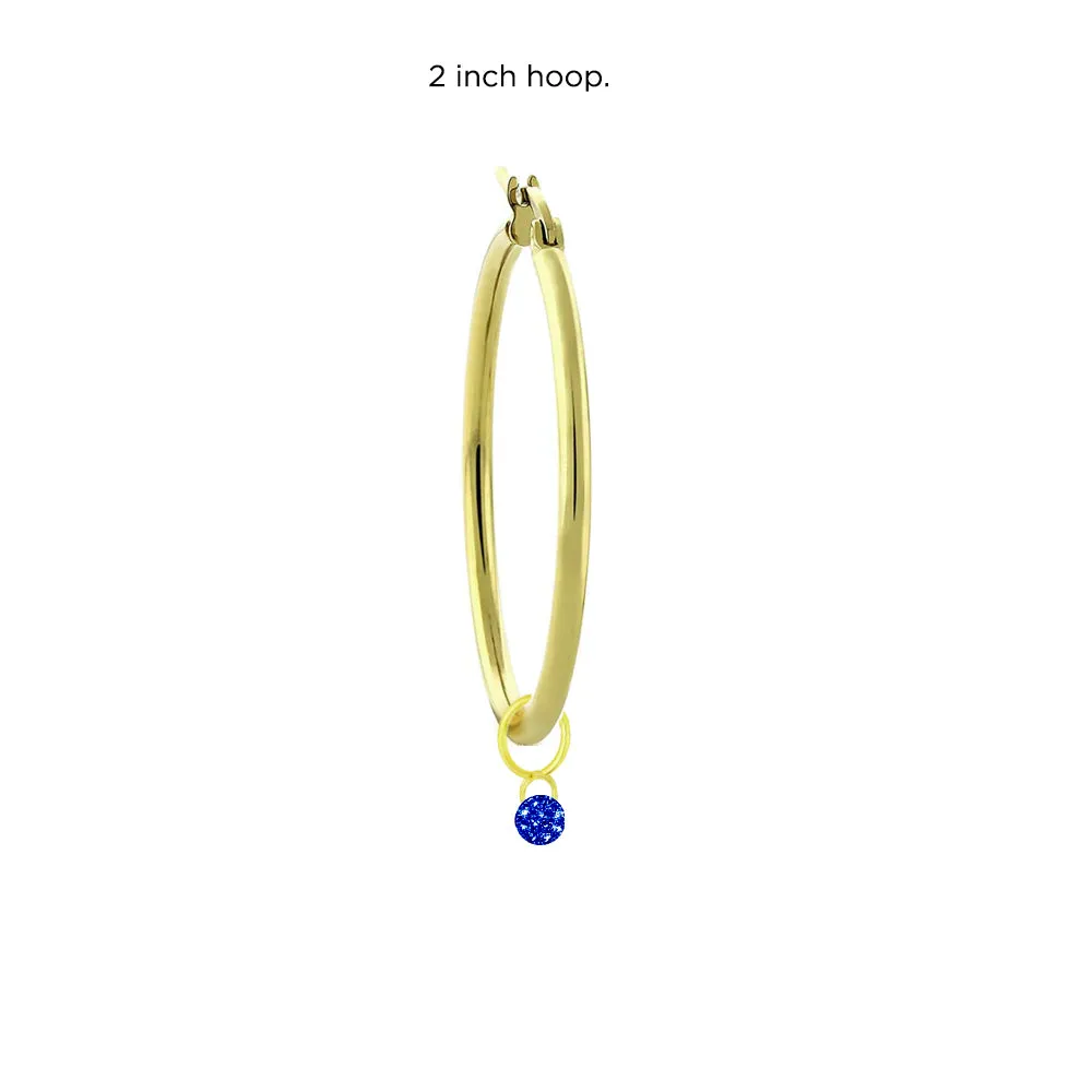 Blue Sapphire Charm sold by Meira T product image thumbnail 3
