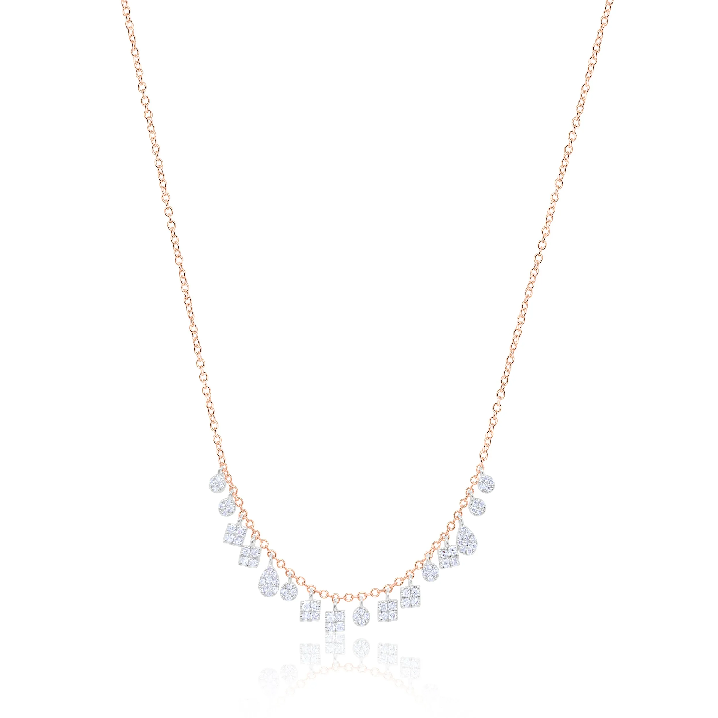 Dainty Diamond Charm Necklace sold by Meira T